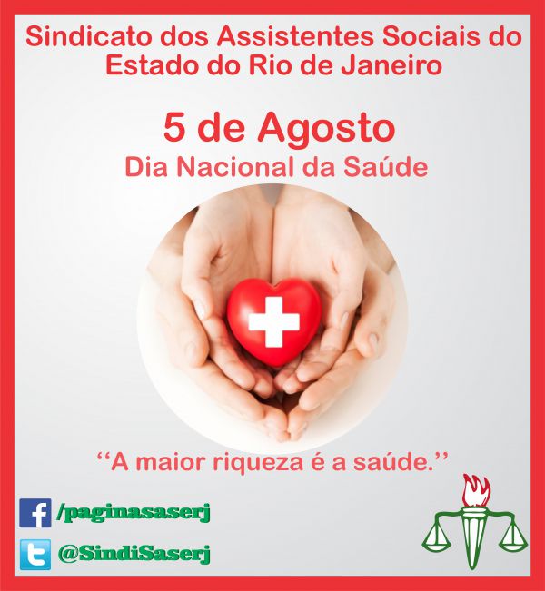 05 de Agosto - Dia Nacional de Saúde