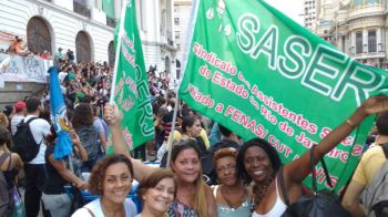 SASERJ na manifestação contra a PEC241