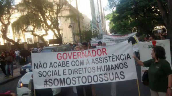 Manifestação Contra a Extinção da SEASDH 19.10