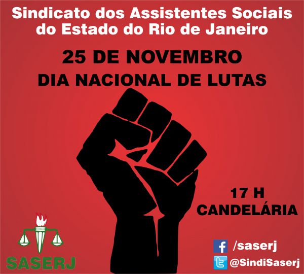 25/11 Dia Nacional de Lutas - Manifestações contra a PEC 55