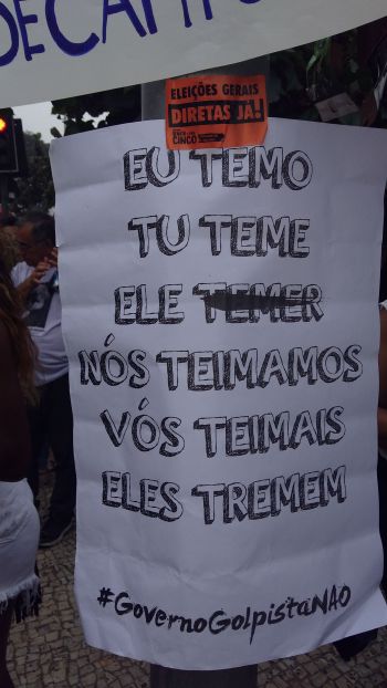 Ato Pelas Diretas Já! Fora Temer!