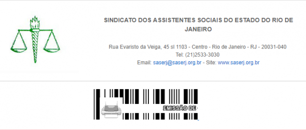 CONTRIBUIÇÃO SINDICAL - Boleto disponível