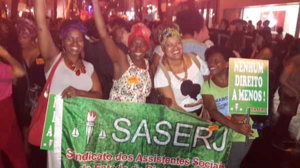 SASERJ PARTICIPA DO #8M NO RIO DE JANEIRO