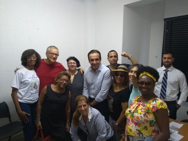 SASERJ SE REUNIU COM O DEPUTADO HUGO LEAL PARA GARANTIR APOIO AO PCCS DA SAÚDE- IASERJ