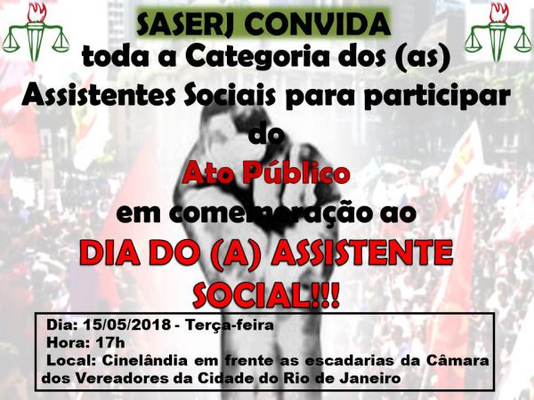 DIA DO (A) ASSISTENTE SOCIAL