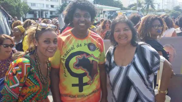 SASERJ NA MARCHA DAS MULHERES NEGRAS, LATINAS E CARIBENHAS