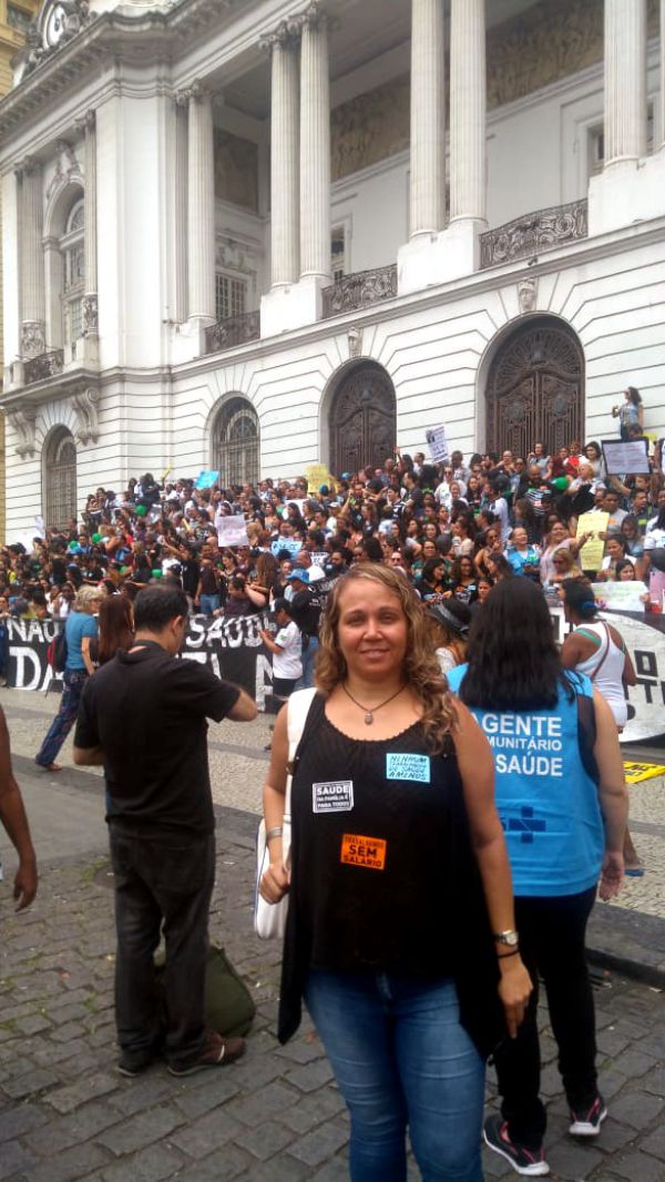 SASERJ NO ATO PÚBLICO PELA ATENÇÃO BÁSICA, SAÚDE MENTAL E CONTRA AS DEMISSÕES