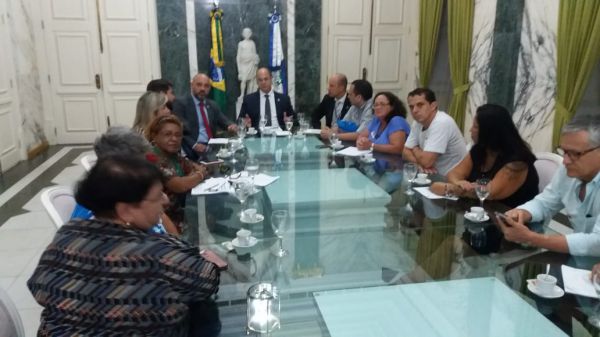 SASERJ PARTICIPA DE AUDIÊNCIA SOBRE O PCCS COM O GOVERNADOR WILSON WITZEL