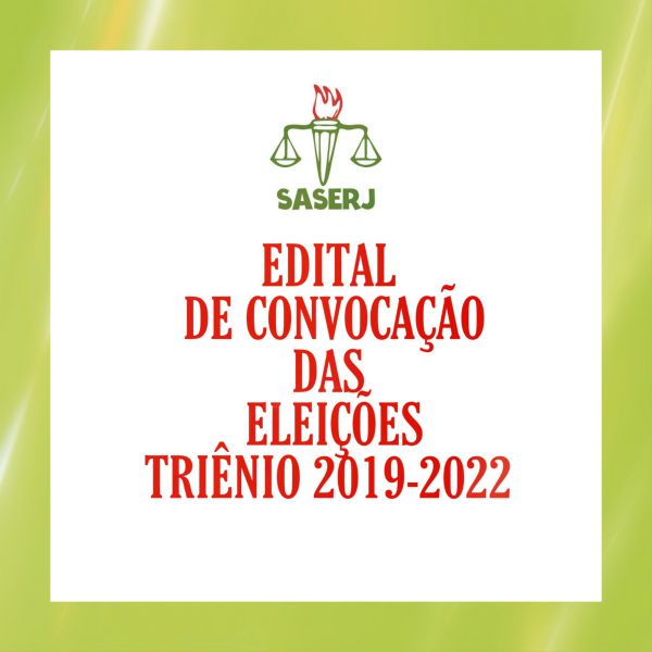 EDITAL DE CONVOCAÇÃO DAS ELEIÇÕES TRIÊNIO 2019-2022