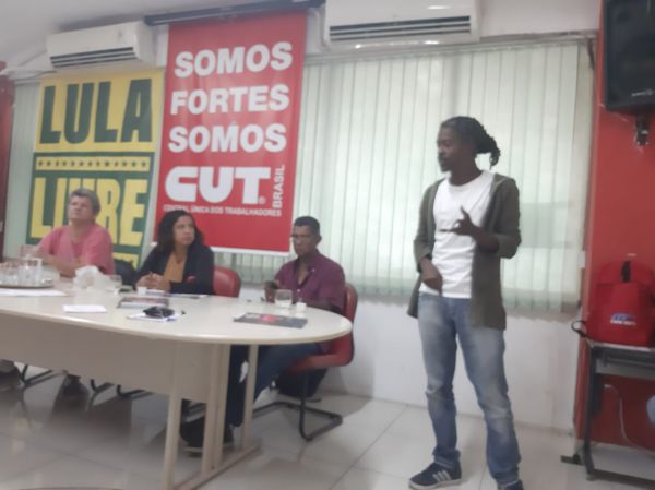 SASERJ NA REUNIÃO AMPLIADA DA CUT RIO QUE TRATOU DA GREVE GERAL DO DIA 14