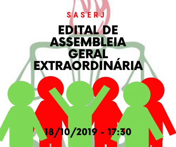 EDITAL CONVOCAÇÃO DE ASSEMBLEIA GERAL EXTRAORDINÁRIA - 18/10/2019