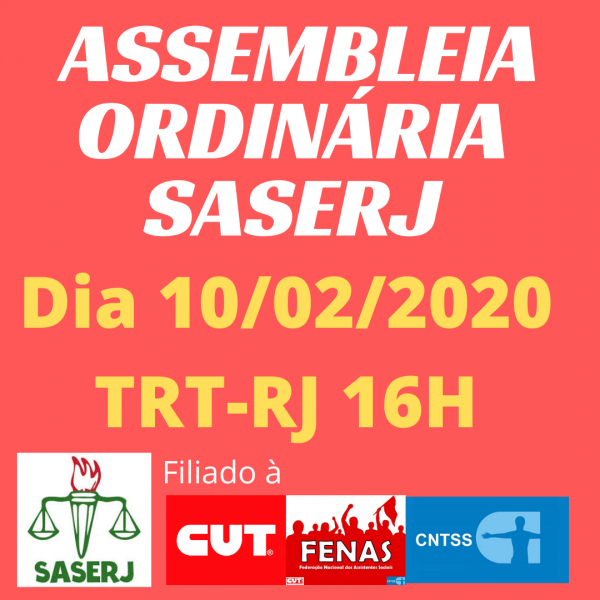 ASSEMBLEIA ORDINÁRIA SASERJ