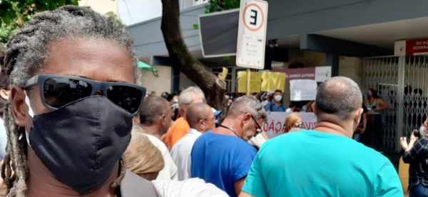 SASERJ PRESENTE EM ATO DOS (AS) TRABALHADORES (AS) NO HOSPITAL FEDERAL DE BONSUCESSO