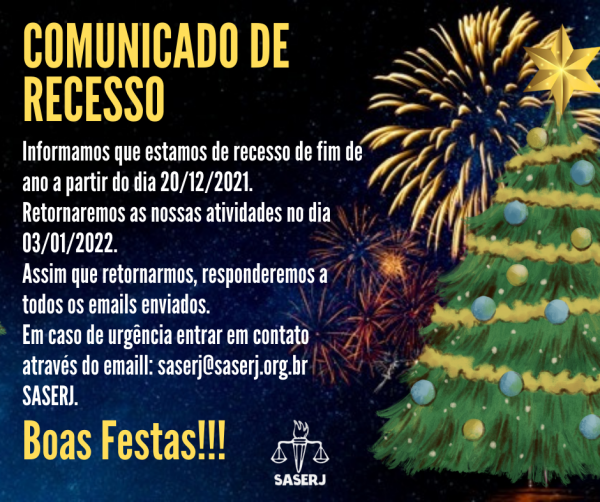 COMUNICADO DE RECESSO