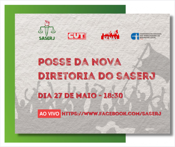 NOVA DIRETORIA DO SASERJ TOMA POSSE NO PRÓXIMO DIA 27 DE MAIO