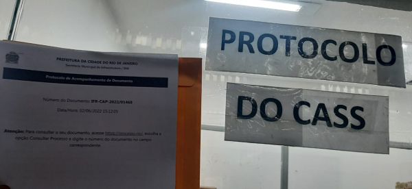 SASERJ PROTOCOLA NO CASS PROCESSO SIMAS