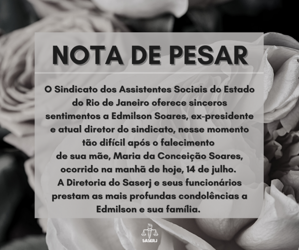 NOTA DE PESAR