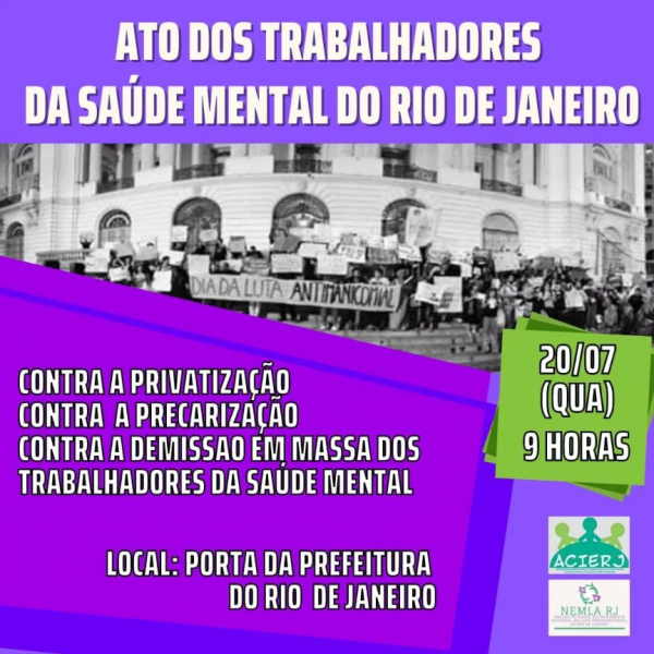 ATO PÚBLICO DA SAÚDE MENTAL