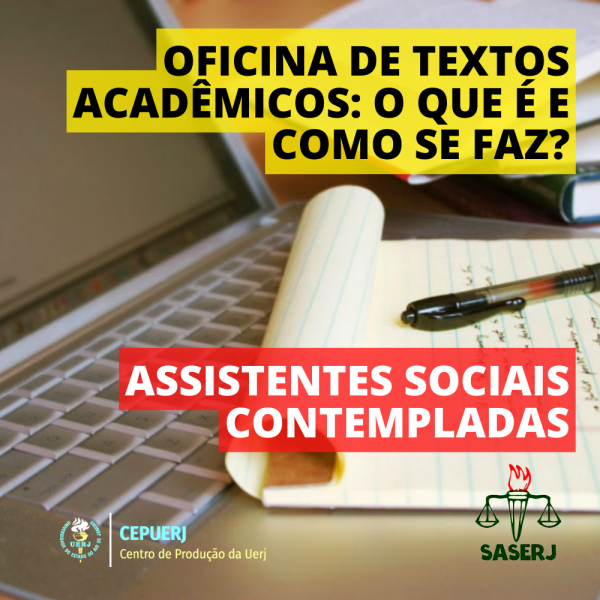 ASSISTENTES SOCIAIS SÃO CONTEMPLADAS COM VAGAS PARA OFICINA DE TEXTOS ACADÊMICOS DO CEPUERJ