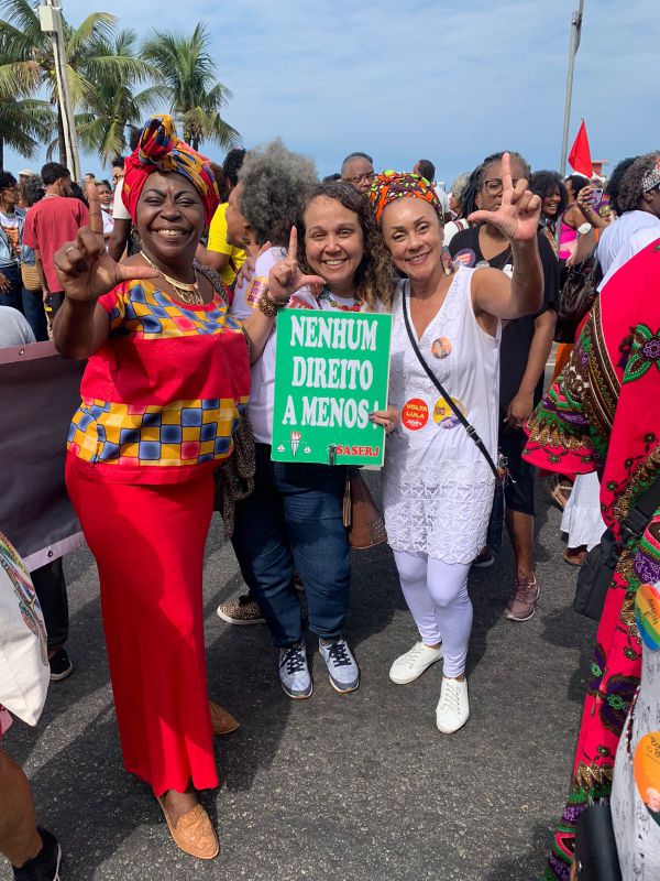 SASERJ PARTICIPOU DE MARCHA DAS MULHERES NEGRAS, EM COPACABANA