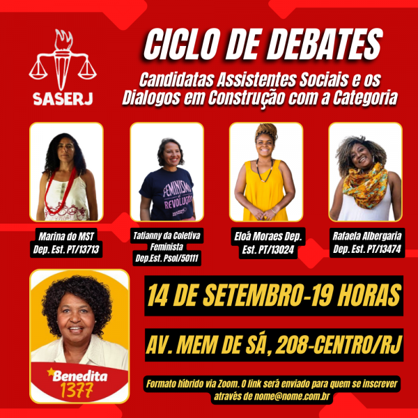 SASERJ INICIA CICLO DE DEBATES COM CANDIDATAS ASSISTENTES SOCIAIS