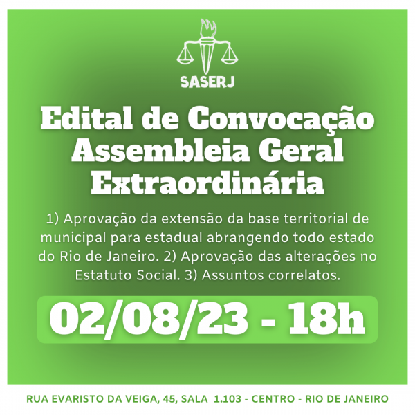 Convocação de Assembleia Geral Extraordinária