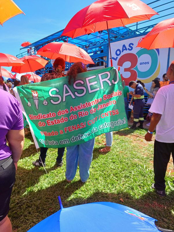 Saserj na 13ª Conferência Nacional de Assistência Social, em Brasília