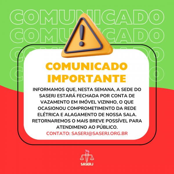 COMUNICADO IMPORTANTE